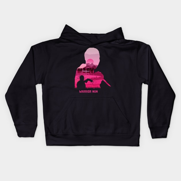 Shotgun Mary Kids Hoodie by ASofiaDesign